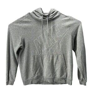 Vintage Gray Nike long neck Hoodie Size XL